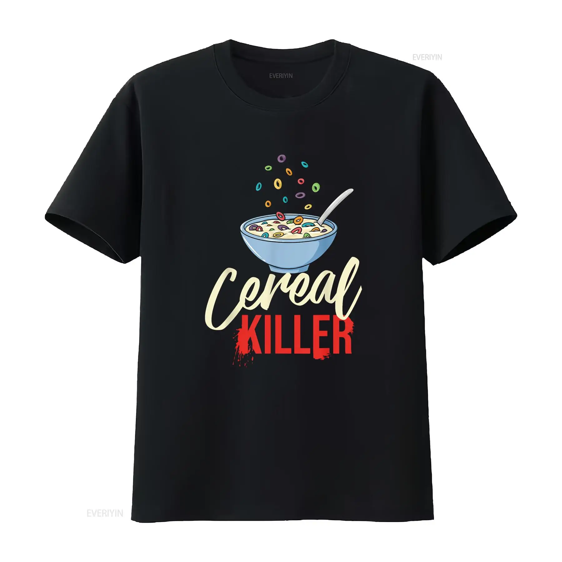 Vintage Fashion Jersey - Cereal Killer Bowl Box Frühstück T-Shirt