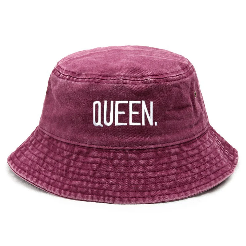 Vintage Outdoor Fashion - Anpassen Queen Washed Vintage Eimer Hut