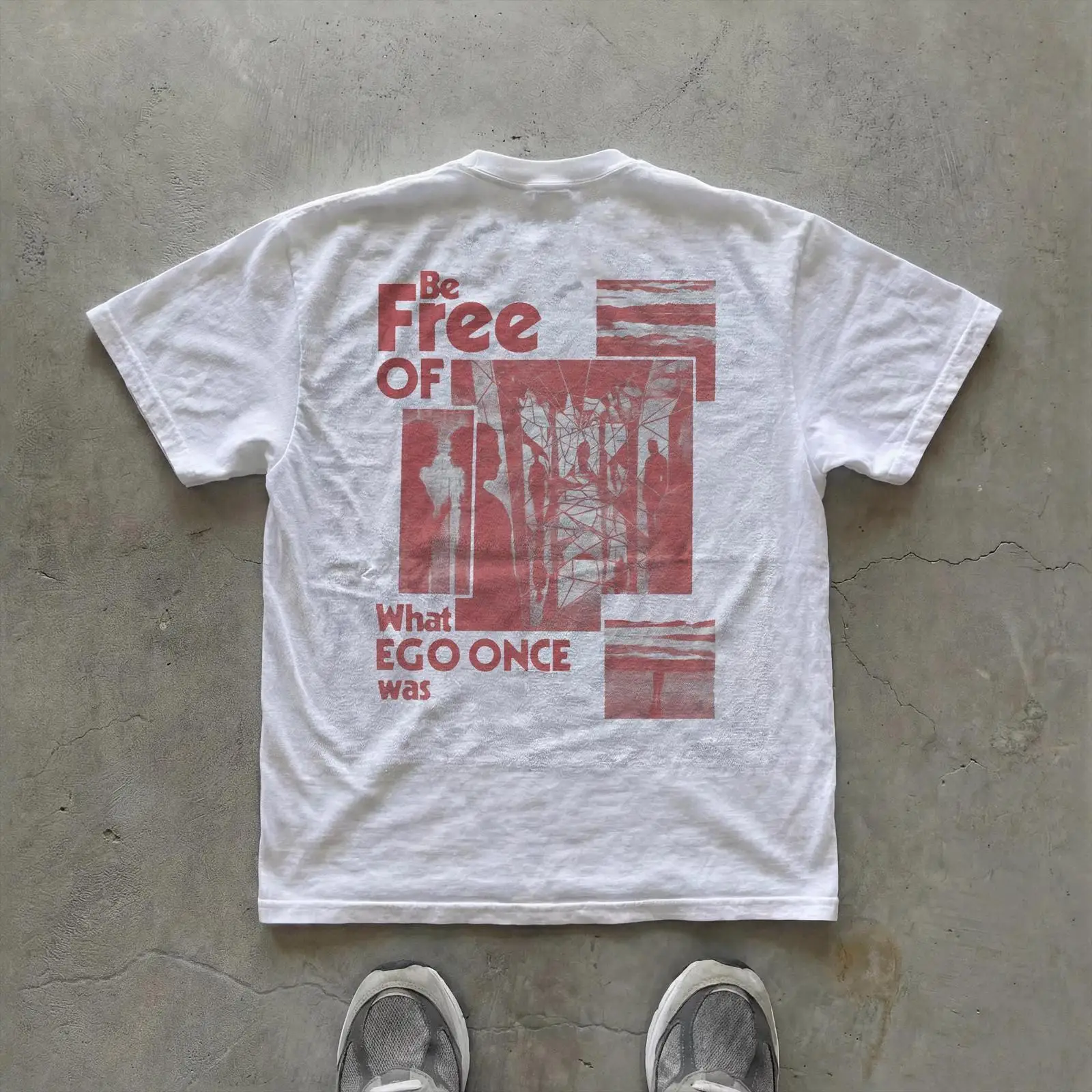 Vintage Fashion Quotes - T-Shirt mit dem Zitat „Be Free