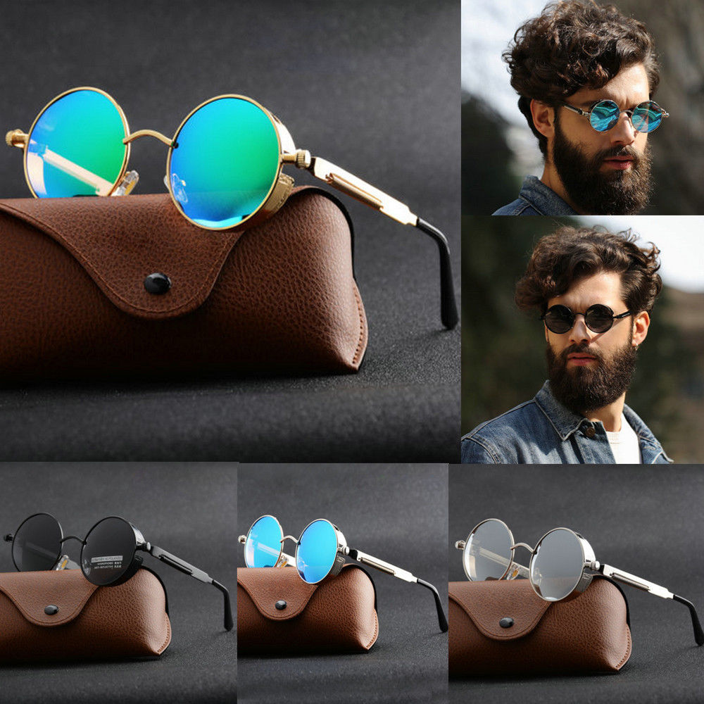 Vintage Fashion Enthusiasts - Neue Metall-Steampunk-Sonnenbrille für Männer und Frauen,
