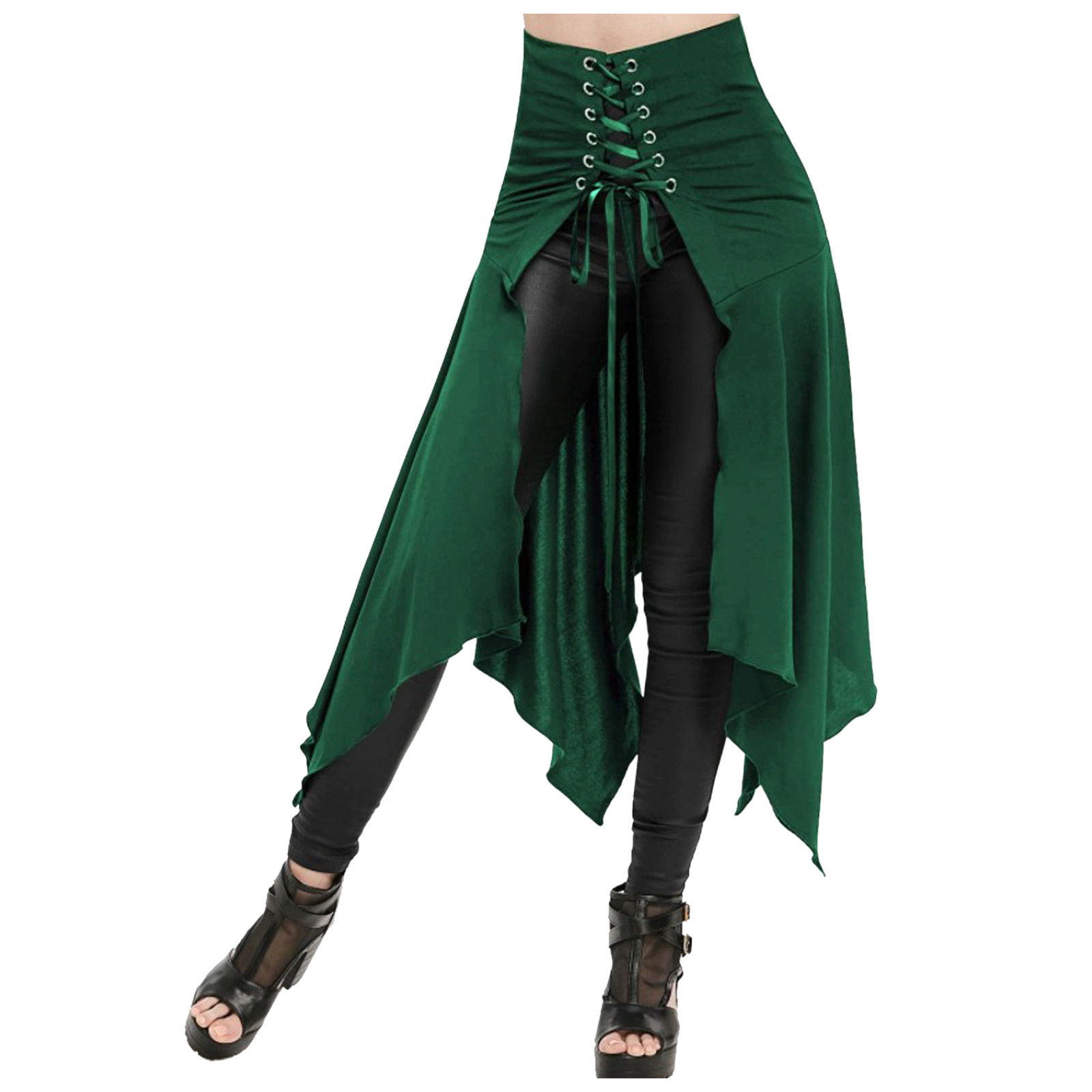 Vintage Fashion Dresses - Gothic Rock Schwarz Mittelalter Vintage Rock