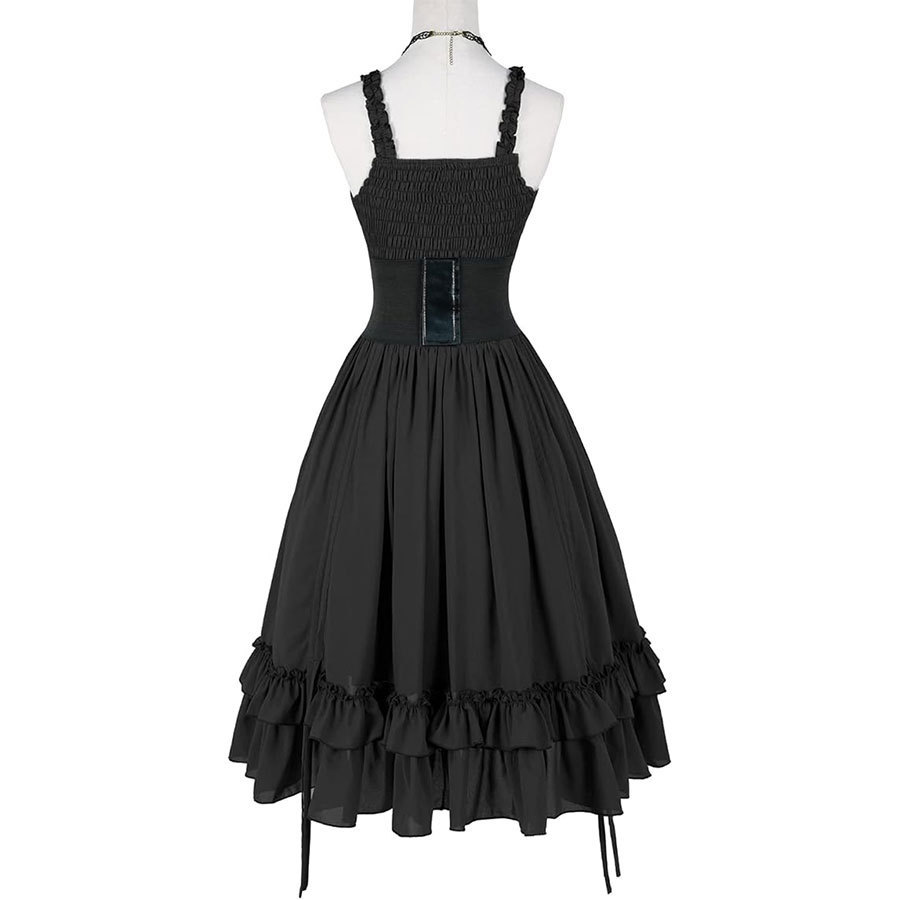 Damen Gothic Kleid Korsett Sli – Vintage Fashion Dresses Bewertung und Preis