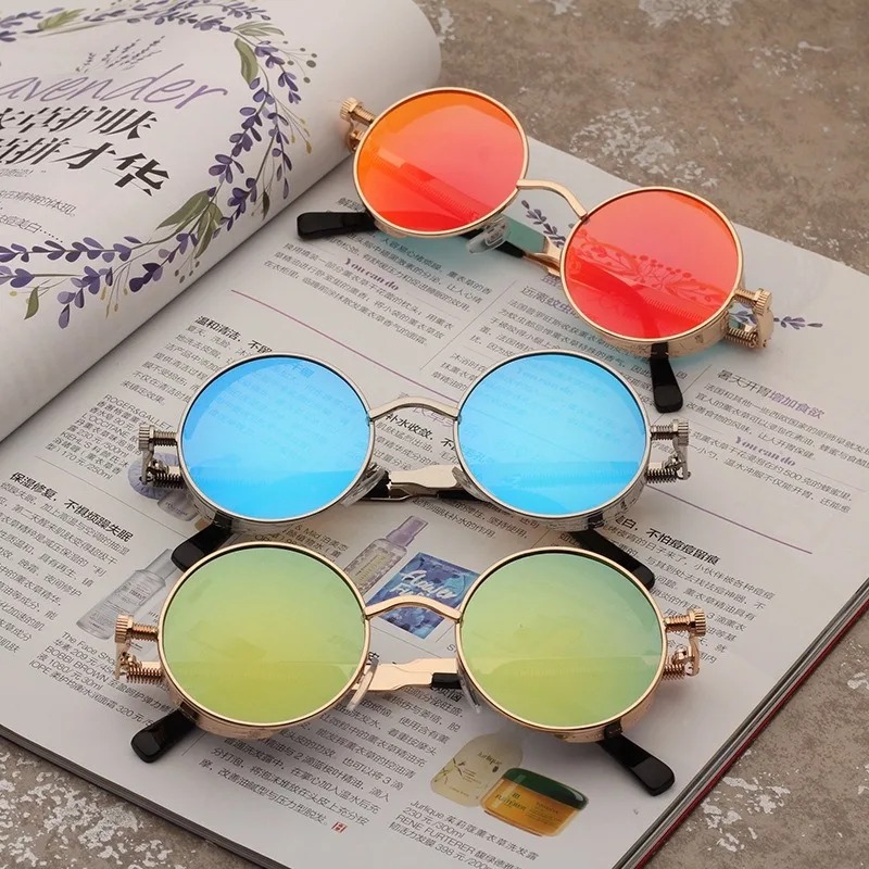 Neue Metall-Steampunk-Sonnenbr – Vintage Fashion Enthusiasts Bewertung und Preis