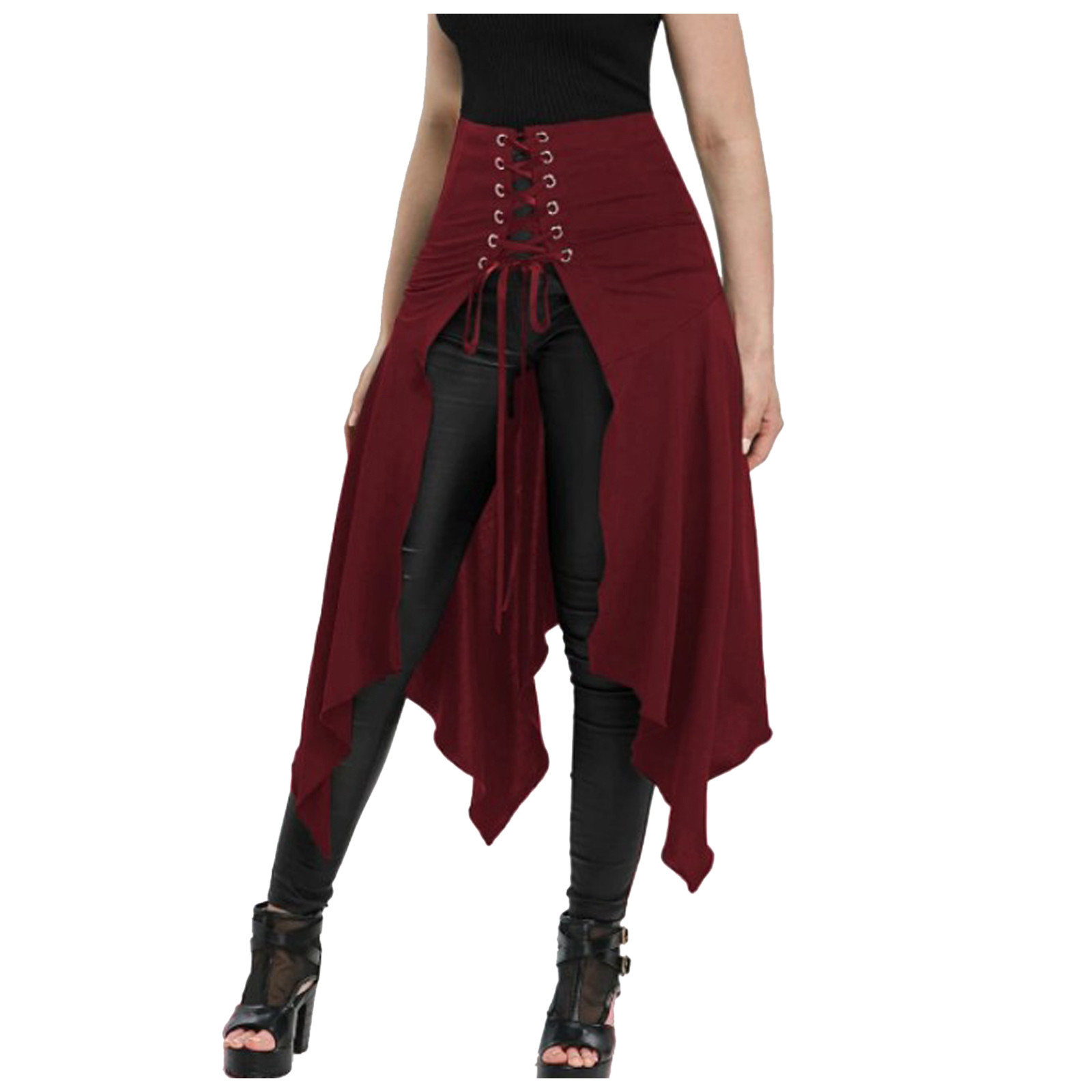 Gothic Rock Schwarz Mittelalte – Vintage Fashion Dresses Bewertung und Preis